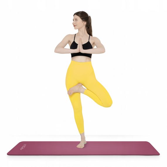 Килимок (мат) спортивний 4FIZJO NBR 180 x 60 x 1.5 см для йоги та фітнесу Burgundy (P-5905973406710) | Зображення 3