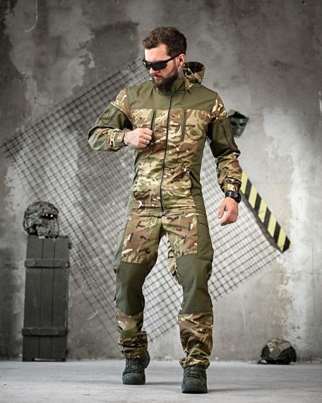 Тактичний костюм горка олива + термо в подарунок ПП7858 | Зображення 2