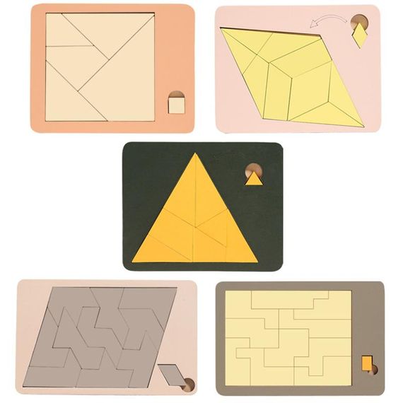 Дитяча інтерактивна головоломка Ummi Wooden Puzzle Random Application