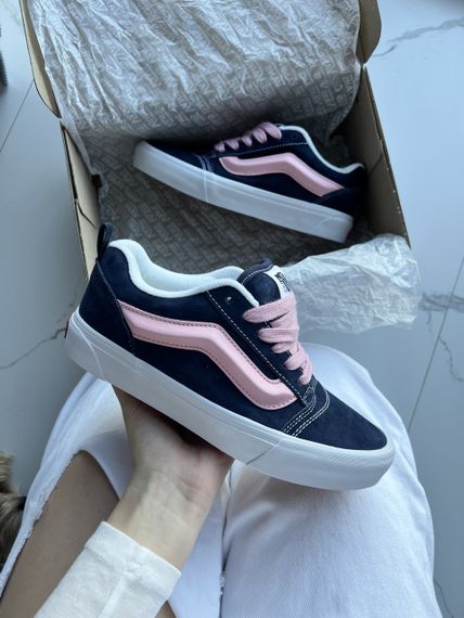 Кеди Vans KNU Skool Blue Pink(якість)  3019 | Зображення 8