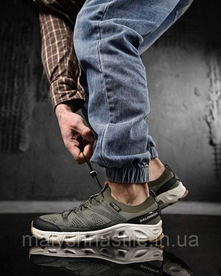 Мужские  кроссовки SALOMON  хаки  4    ДЛ6392