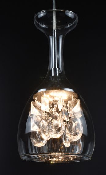 Люстра світлодіодна підвісна LED світильник для квартири на стелю лед 26989 Хром 30-150х13х13 см. | Зображення 7