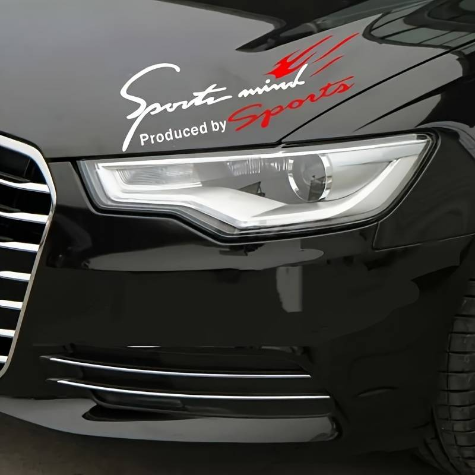 Наклейка на капот "Sports"