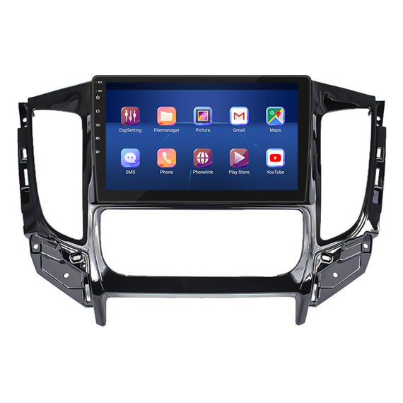 Штатная магнитола 9" Lesko для Mitsubishi L200 V 2015-2019 Top 2/32 4G WiFi GPS Митцубиси | Зображення 1