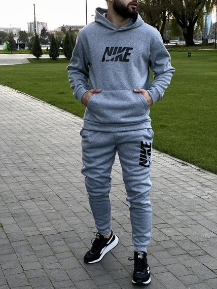 Чоловічий спортивний костюм Nike сірий | Зображення 3