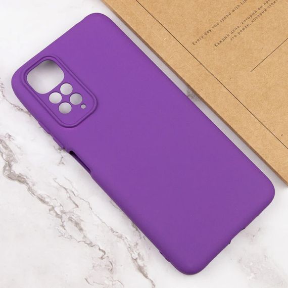 Чехол TPU GETMAN Liquid Silk Full Camera для Xiaomi Redmi Note 11 (Global) / Note 11S | Зображення 3