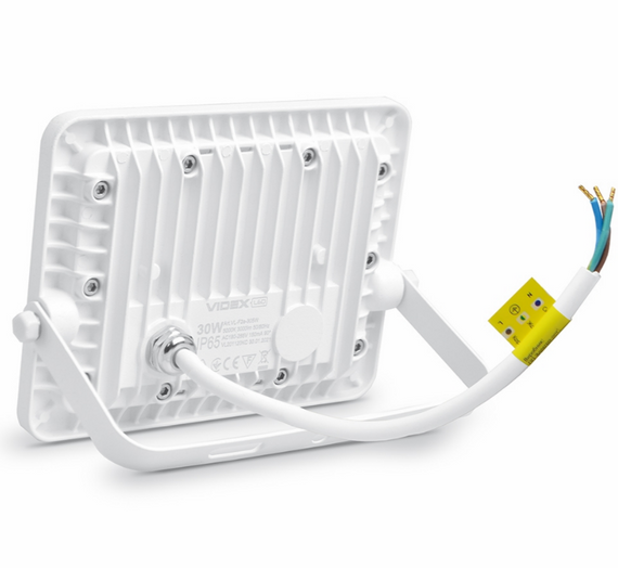 LED Прожектор 30W 5000К 220V білий VL-F2e-305W Videx | Зображення 1