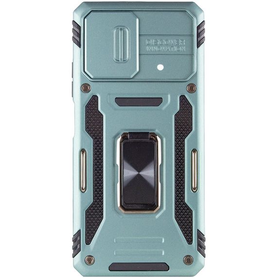 Ударопрочный чехол Camshield Army Ring для Xiaomi Poco X5 5G / Note 12 5G Зеленый / Light Green | Зображення 1