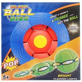 Летающий трансформерный мяч «FLAT BALL» FB-001 Красный