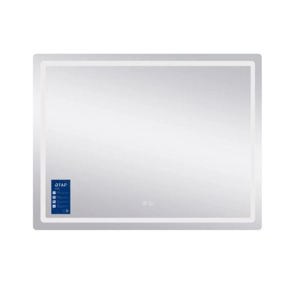 Дзеркало Qtap Mideya MI1) 1200х800 з LED-підсвічуванням Touch, з антизапотіванням, димером, рег. яскравості QT2078F12080 | Зображення 2