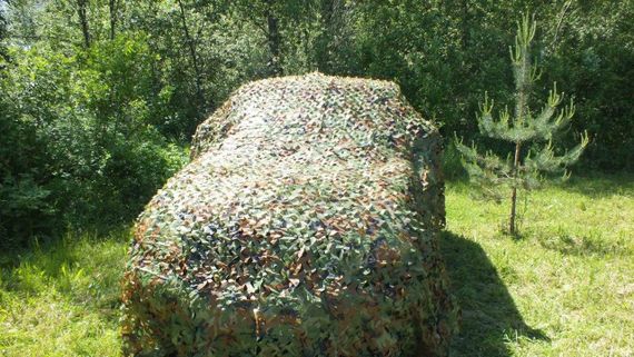 Сітка маскувальна для автомобілів і техніки 4.3х6 м, Тактична маскувальна для військових Камуфляж   знижка | Зображення 2