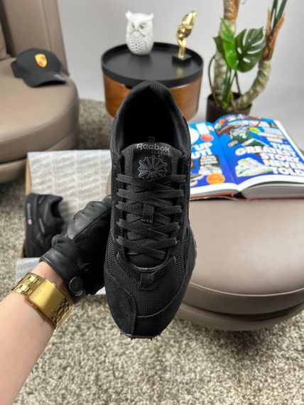 Мужские кроссовки замша  bok Classic LX2200 All Black весна / літо / осінь A3650 46 | Зображення 3