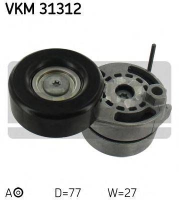 Натяжний ролик поліклинового реміня (Вир-во SKF) SKF VKM31312 на AUDI A8 (4H_)