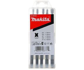 Набір бурів і свердел по бетону SDS-Plus MAKITA D-20703