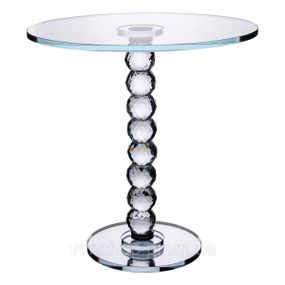 Тортівниця скляна на ніжці 30×32 см см підставка для торта, капкейків прозора HP-4-81L