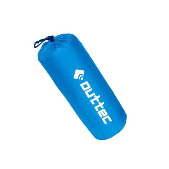 Надувний килимок Outtec 195х55х5см з подушкою соти голубий | Зображення 7