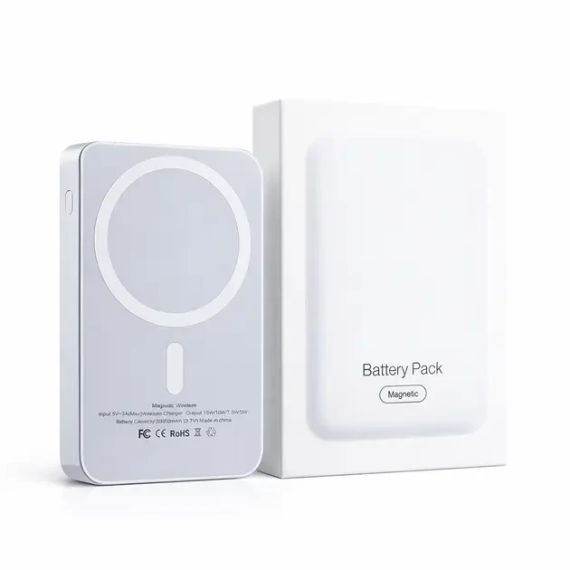 Магнитный павербанк 10000mAh MagSafe / Power Bank Type-C / Повербанк магнитный беспроводной 22,5W | Зображення 6