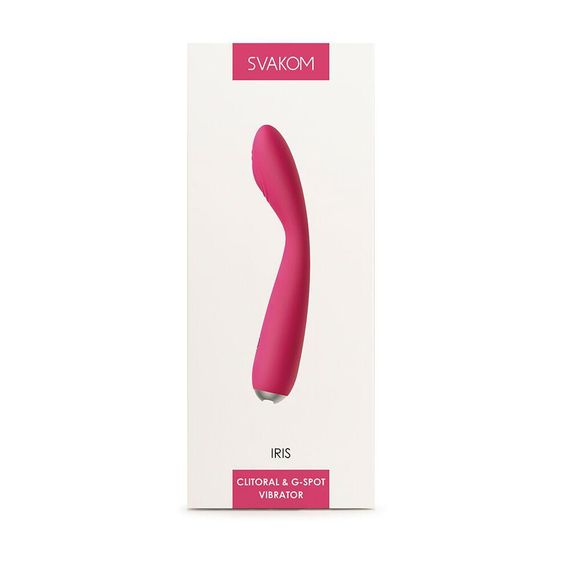 Вибратор для клитора и точки G Svakom Iris Plum Red sexstyle | Зображення 14