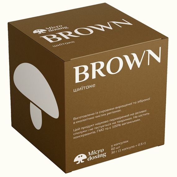 Грибной комплекс Microdosing Шиитаке 60 Caps