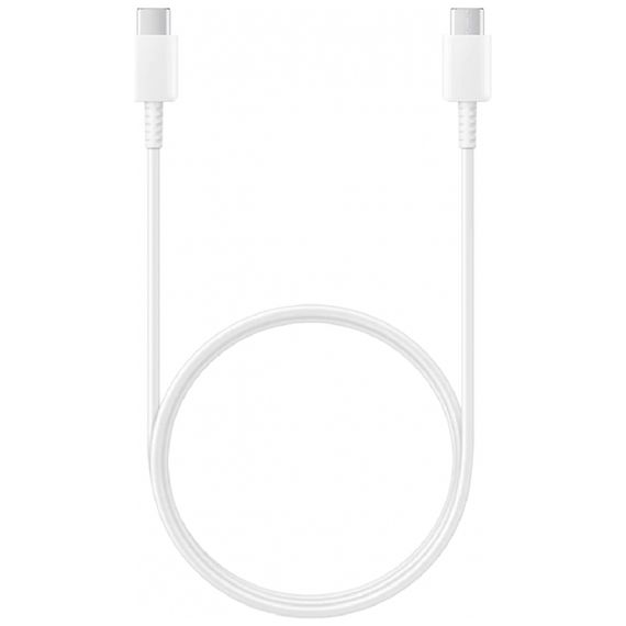 Дата кабель USB Type-C to Type-C 1.0m white Samsung (EP-DA705BWRGRU)