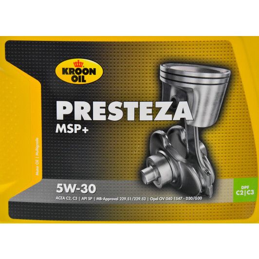 Мастило KROON OIL Presteza MSP синтетика 5W30 4л (35137) | Зображення 1