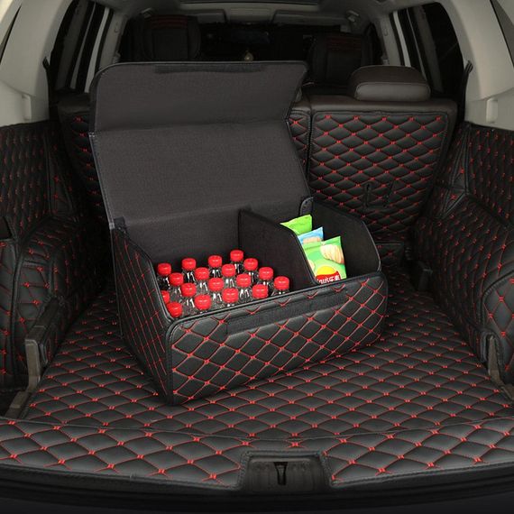 Органайзер автомобільний Primolux ORG-03 саквояж у багажник 48x31x28 см - Black/Red | Зображення 4