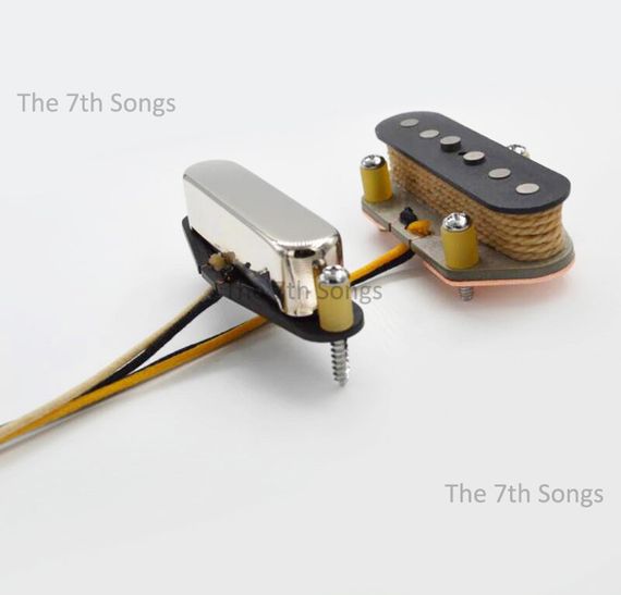 Комплект сингл і бридж звукознімачі для електрогітари Fender telecaster вінтаж | Зображення 1