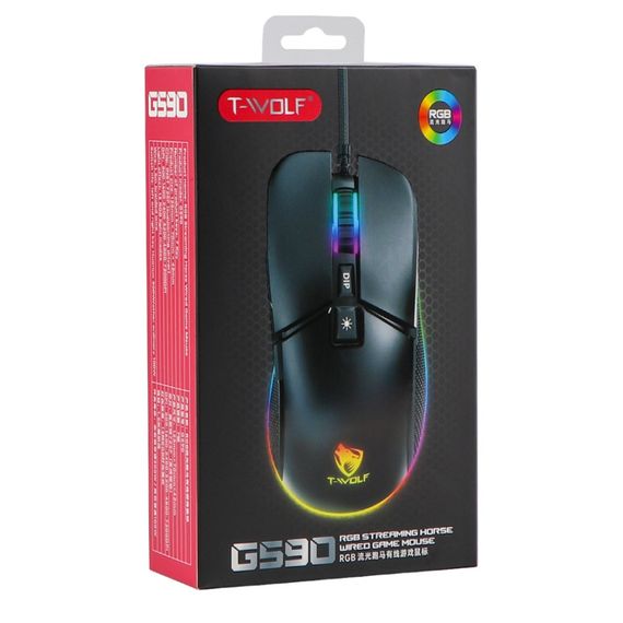 USB Мышь Игровая TWolf G590 RGB | Зображення 1