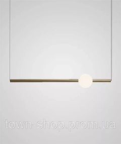Люстра потолочная LED ND7044/900HB-k Латунь 20-150х10х90 см.