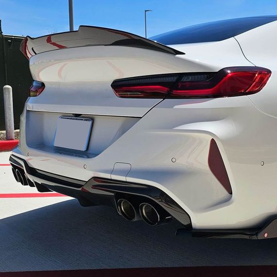 Дифузор заднього бампера (для F93, Карбон) для BMW 8 cерія G14/G15/G16 2018- рр | Зображення 1