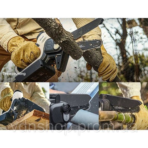 Аккумуляторная мини-пила бесщеточная Litheli от повербанка УМБ Litheli PowerBank 10000 мАч 45Вт VZ-77 | Зображення 1