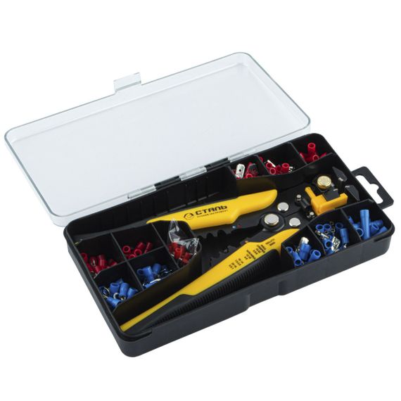 Набор для снятия изоляции и обжима Сталь 41154, 200 ед. | Зображення 3