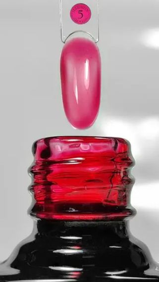 Вітражний гель-лак Crooz Illusion 05 (рожевий) 8мл | Зображення 1