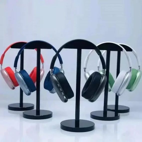 Белые Беспроводные полноразмерные Bluetooth наушники Macaron P9 Max | Зображення 1