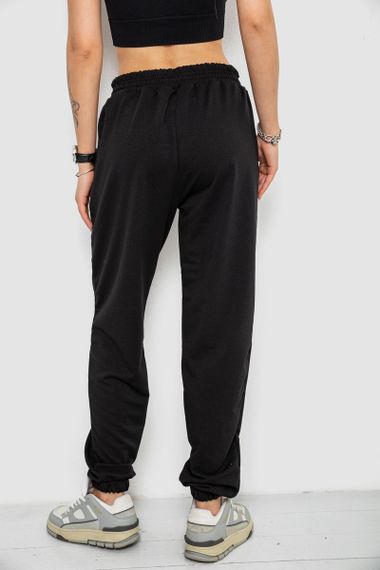Спортивні штани жіночі, колір чорний, 238R347 | Зображення 3