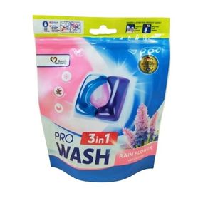 Капсули для прання 15шт (дой-пак) Квітка дощу ProWash 2К