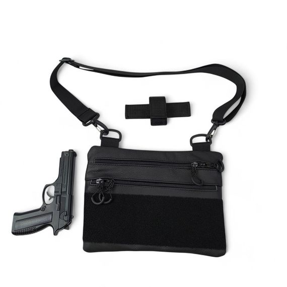 Чоловіча сумка кабура тактична плечова, Армійська сумка для чоловіків, Чоловічі сумки через плече WI-11 | Зображення 5