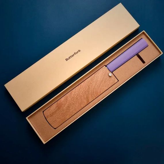 Ніж кухонний Butterfork Nakiri AR-RPM9 ABS Mist Violet | Зображення 3