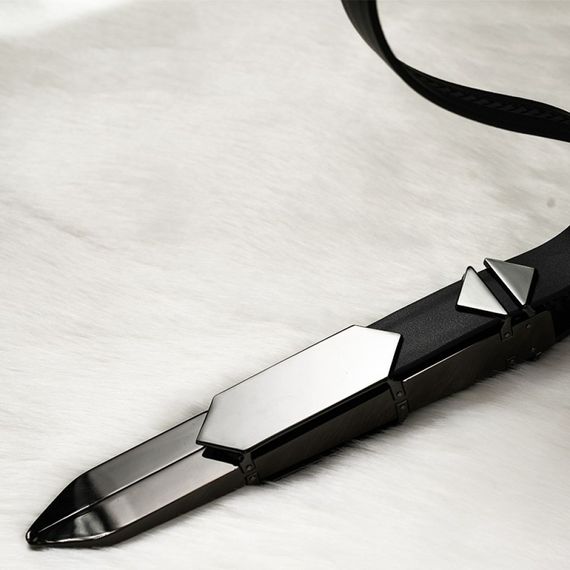 Набір БДСМ девайсів Lockink, натуральна шкіра та метал, чорний, 5 предметів | Зображення 4