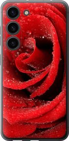 Чехол на Samsung Galaxy S23 Красная роза "529u-2907-17620"