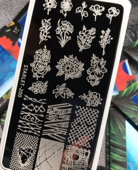 Пластина 200 для стемпинга Starlet Professional (12х6см)