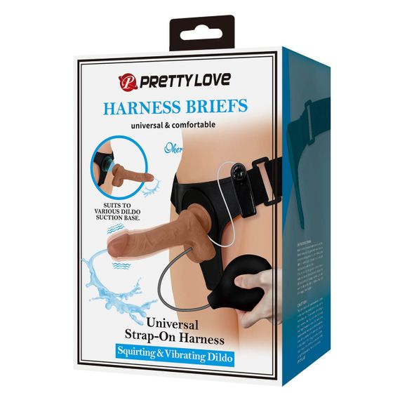 Страпон с вибрацией и функцией семяизвержения PRETTY LOVE - Oher, BW-022103P Sex Aura | Зображення 7
