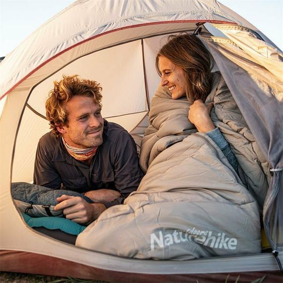 Спальник з капюшоном Naturehike M400 NH20MSD02, (1°C), правий, зелений | Зображення 2