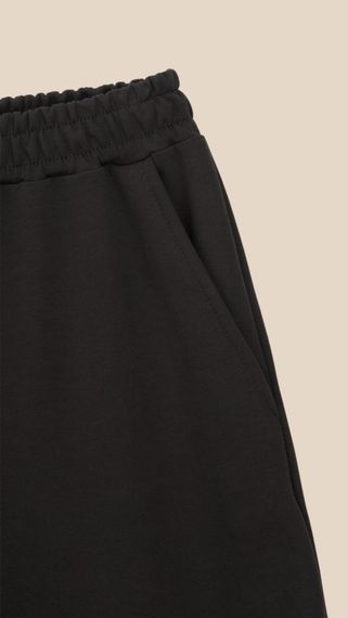 Спортивні штани однотонні для дівчинки LAWA GBC02366 146 см Чорний shop (2000999539862) | Зображення 2
