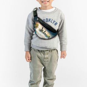 Сумка-бананка  Гаррі Поттер "Harry Potter"  з принтом, 32х15см, дитяча, молодіжна (00117)