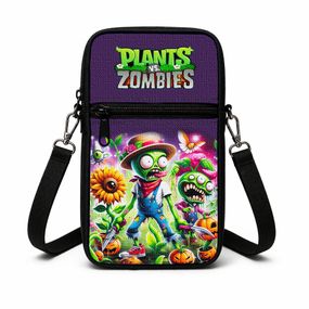 Сумка-чохол для телефону Plants vs. Zombies дитяча сумка через плече, водонепроникна міні-сумка (4977)