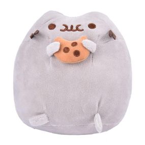 Плюшевая мягкая игрушка Кот Пушин с печеньем 15х15см Pusheen Cat