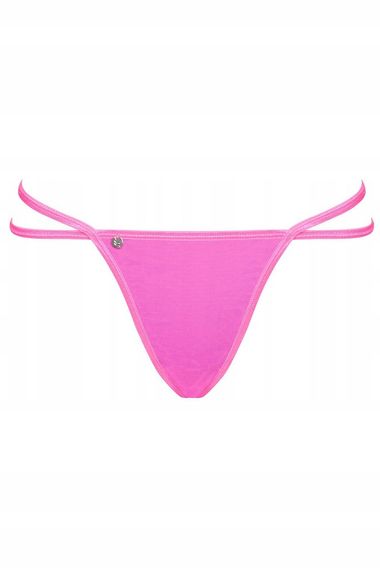 Сексуальні стрінги з ланцюжком Obsessive Chainty thong pink L/XL Sex Aura | Зображення 3