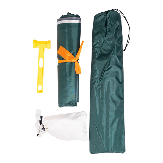 Тент туристичний навіс 3×2,95 м захисний навіс від сонця, дощу з люверсами Lugi Kemping SJ-0081GR | Зображення 4