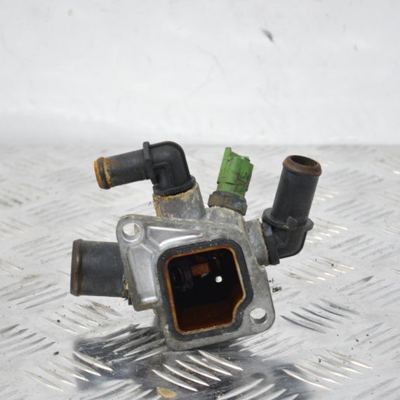 Термостат 1.2 / 1.3 / 1.4 Fiat 500 Doblo Fiorino Punto Idea 2005-2024 Термостат системи охолодження Фіат 500 Добло Пунто 55202373 | Зображення 1